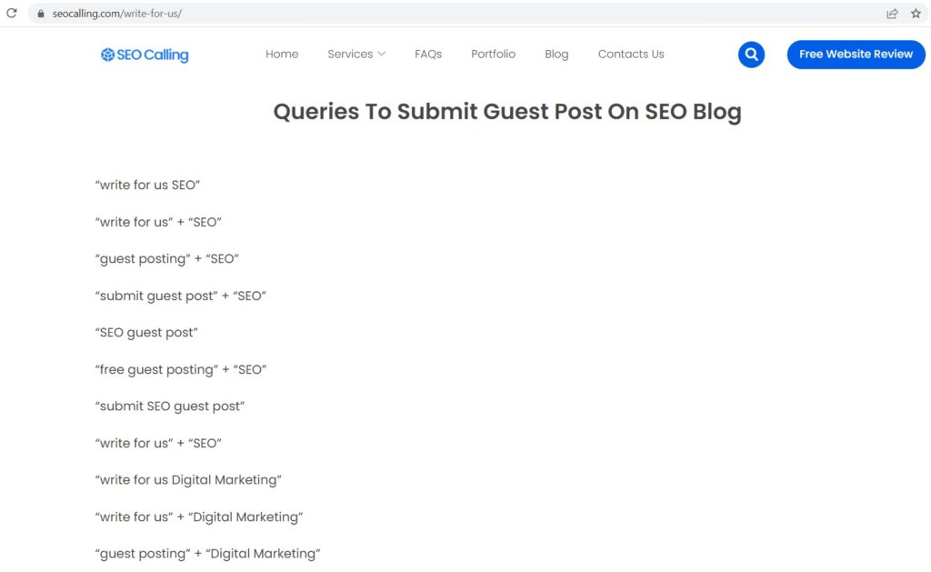 guest posts