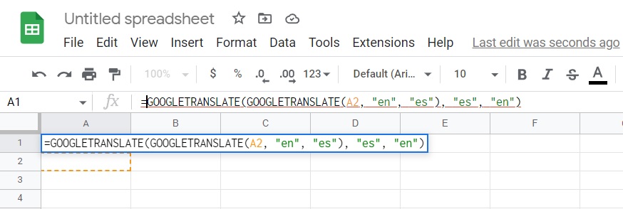 google sheets