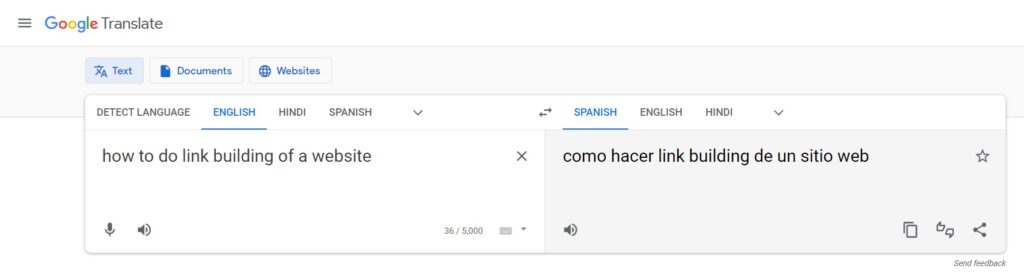 google translate